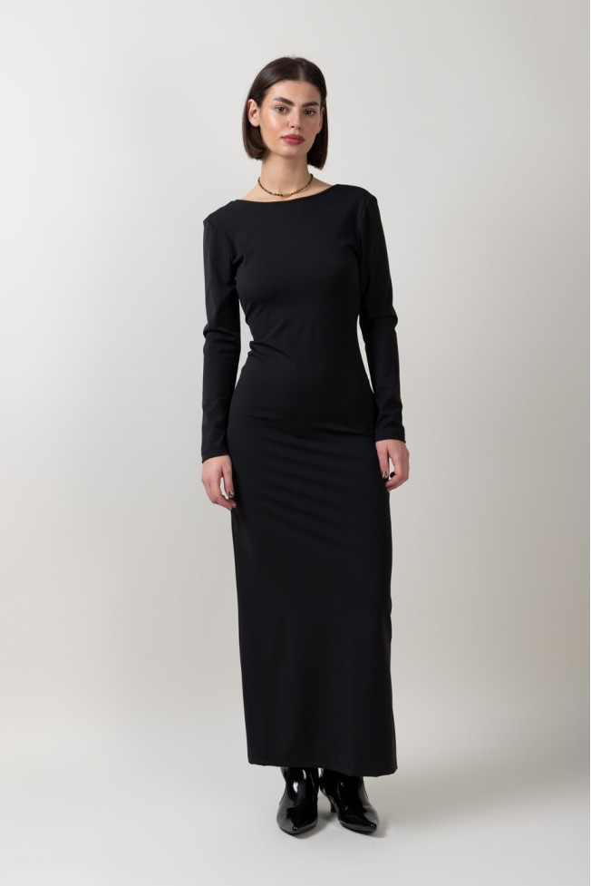 ELASTIC DRESS WITH OPEN BACK